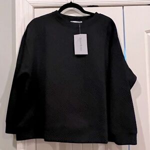 See and Be Seen Textured Long-Sleeve Top